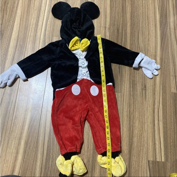 Disney Mickey Mouse Tuxedo Costume. 9-12 Months Disney Parks Vacation Full Body - Picture 7 of 8